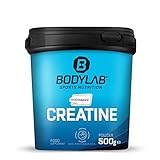 Bodylab24 Creapure® Pulver 500g, reines Kreatinmonohydrat als hochwertiges Creapure®, hochdosiertes Creatin für mehr Energie, Kraft und unterstützend beim Muskelaufbau*