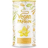 Vegan Protein - VANILLE - Pflanzliches Proteinpulver aus gesprossten Reis, Erbsen, Sojabohnen, Leinsamen, Amaranth, Sonnenblumen- und Kürbiskernen - 1,2kg Pulver*